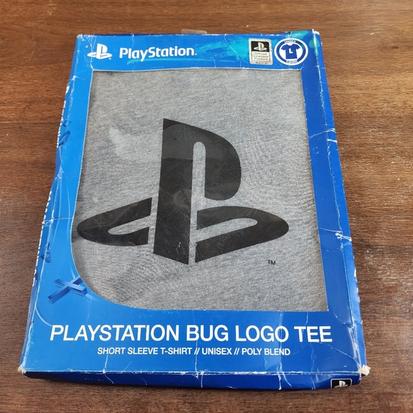 Sony Playstation Bug Logo Tee Size Large Unisex - Picture 1 of 7